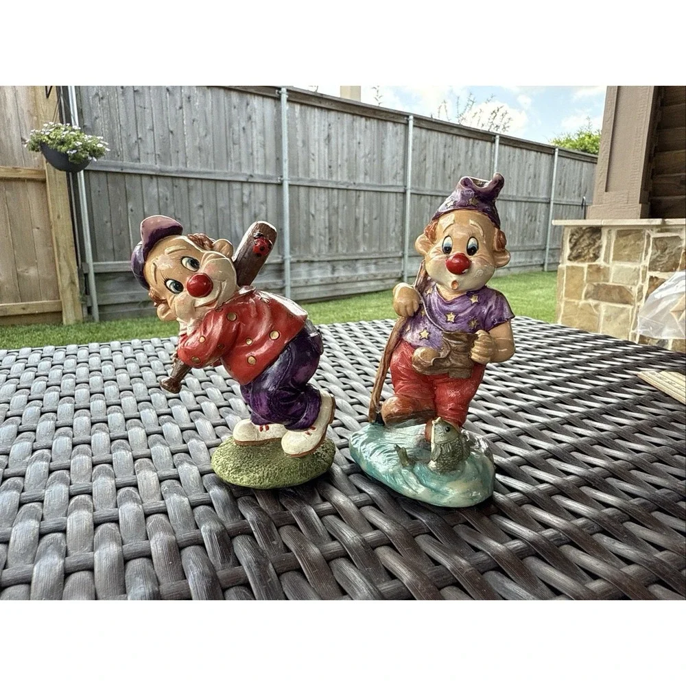 Clown Plastic Figure Desk shelf Decor